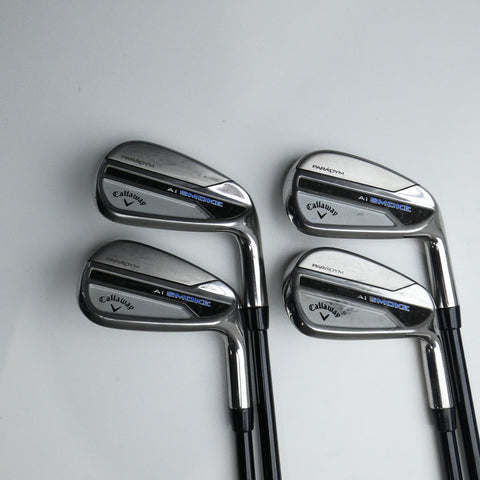 Used Callaway Paradym Ai Smoke Iron Set / 7 - PW / Regular Flex