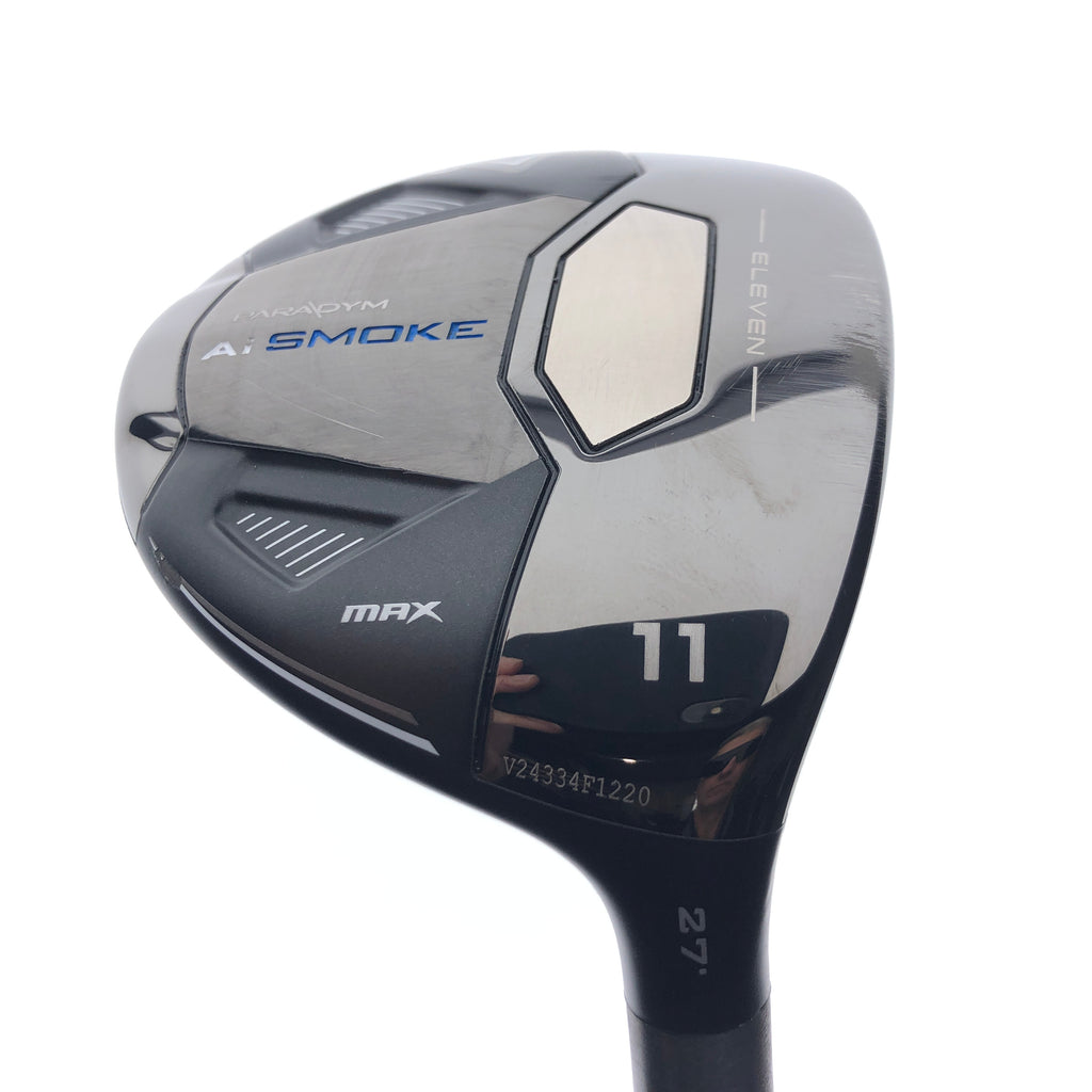 Used Callaway Paradym Ai Smoke MAX 11 Fairway Wood / 27 Degrees / Stiff Flex