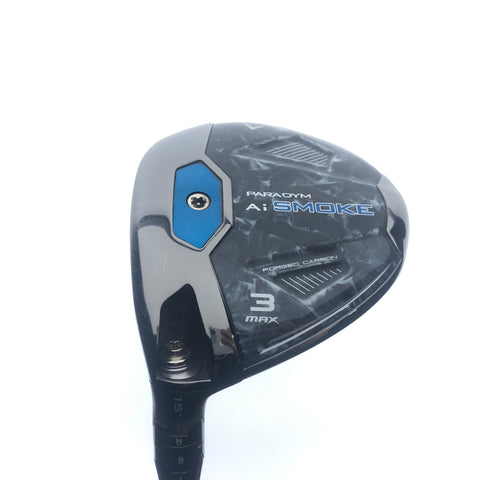 Used Callaway Paradym Ai Smoke MAX 3 FW/15.0 Deg/Stiff Flex/LLeft-Handed