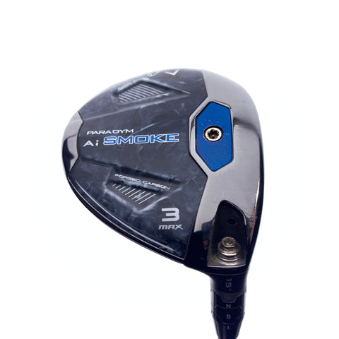 Used Callaway Paradym Ai Smoke MAX 3 Fairway Wood / 15 Degrees / Regular Flex