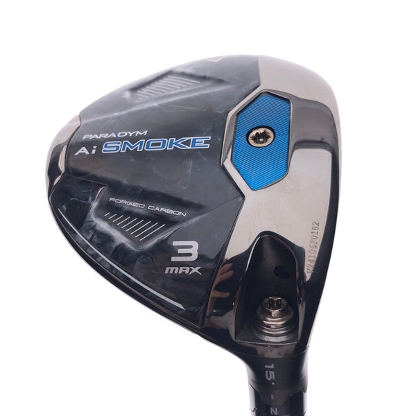 Used Callaway Paradym Ai Smoke MAX 3 Fairway Wood / 15 Degrees / Regular Flex