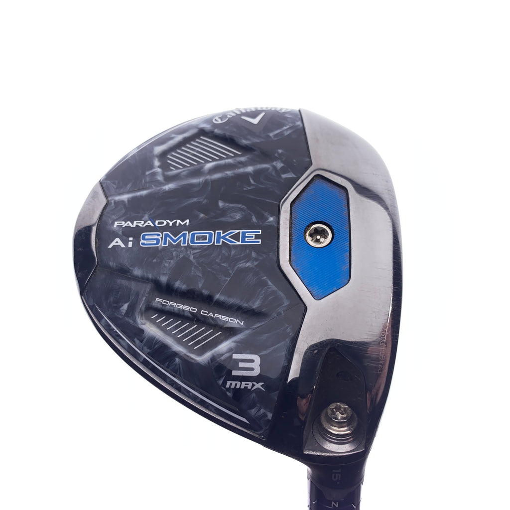 Used Callaway Paradym Ai Smoke MAX 3 Fairway Wood / 15 Degrees / Regular Flex