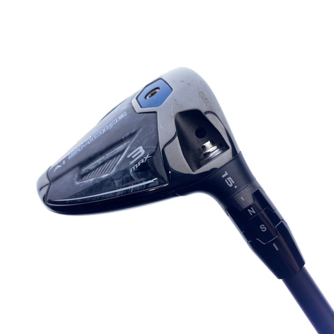 Used Callaway Paradym Ai Smoke MAX 3 Fairway Wood / 15 Degrees / Stiff Flex