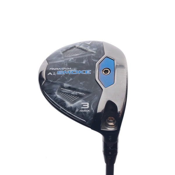 Used Callaway Paradym Ai Smoke MAX 3 Fairway Wood / 15 Degrees / Stiff Flex