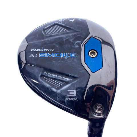 Used Callaway Paradym Ai Smoke MAX 3 Fairway Wood / 15 Degrees / Stiff Flex