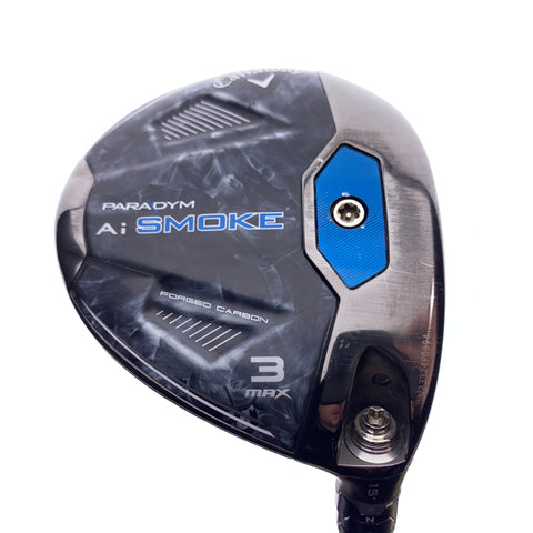 Used Callaway Paradym Ai Smoke MAX 3 Fairway Wood / 15 Degrees / Stiff Flex