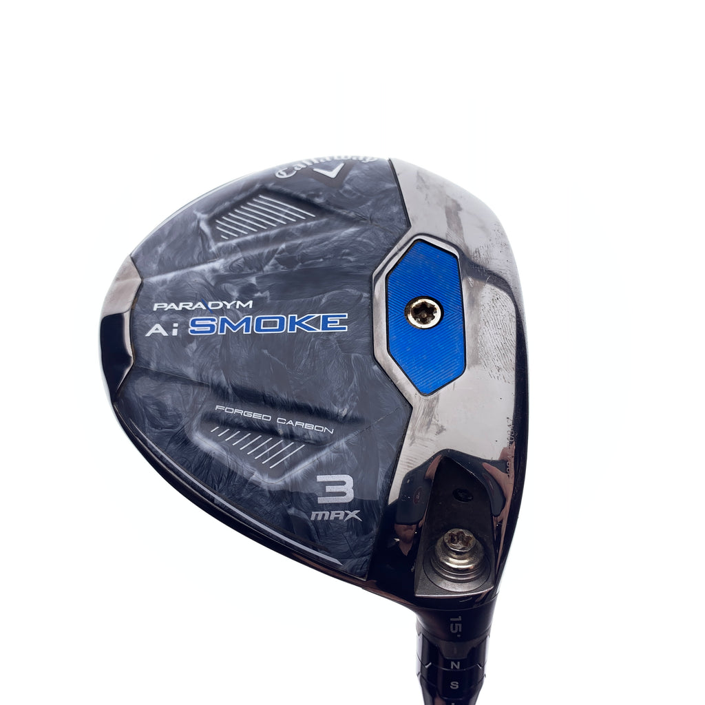 Used Callaway Paradym Ai Smoke MAX 3 Fairway Wood / 15 Degrees / Stiff Flex