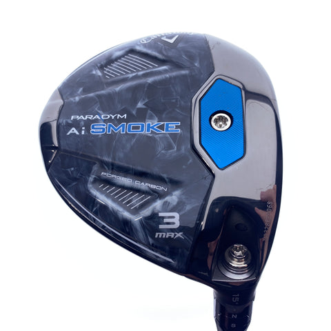 Used Callaway Paradym Ai Smoke MAX 3 Fairway Wood / 15 Degrees / Stiff Flex