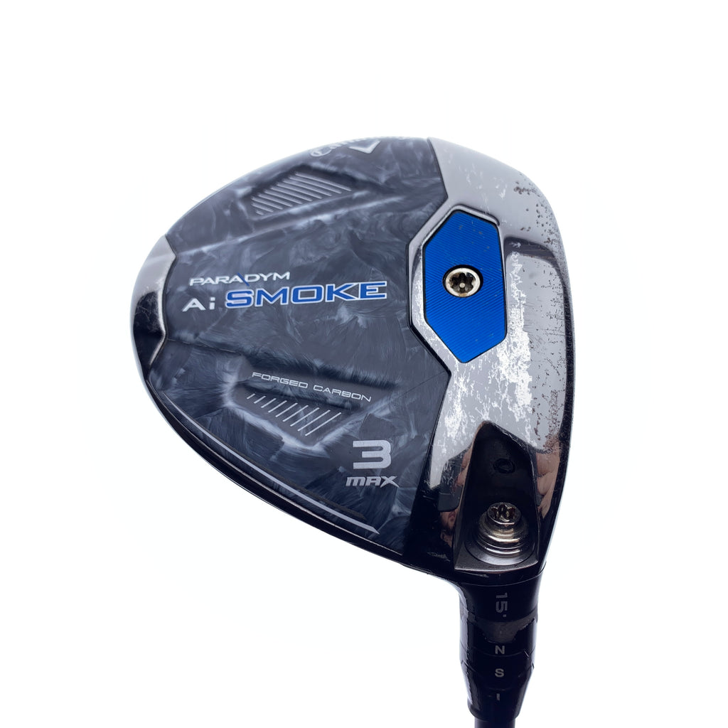 Used Callaway Paradym Ai Smoke MAX 3 Fairway Wood / 15.0 Degrees / Stiff Flex
