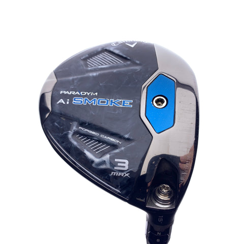Used Callaway Paradym Ai Smoke MAX 3 Fairway Wood / 15.0 Degrees / Stiff Flex