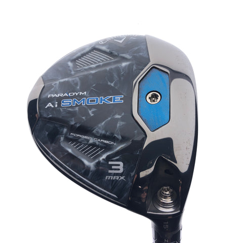 Used Callaway Paradym Ai Smoke MAX 3 Fairway Wood / 15.0 Degrees / Stiff Flex