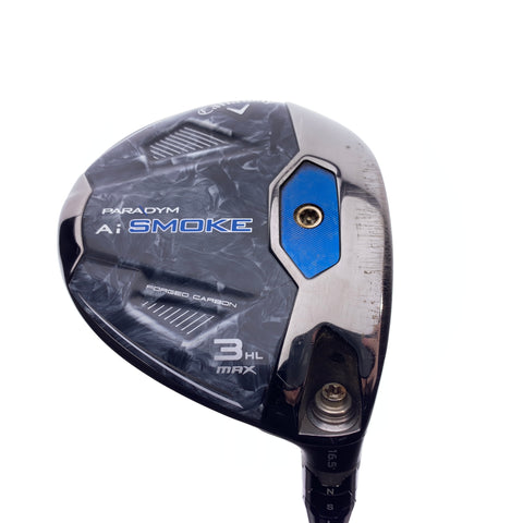 Used Callaway Paradym Ai Smoke MAX 3 Fairway Wood / 16.5 Degrees / X-Stiff Flex