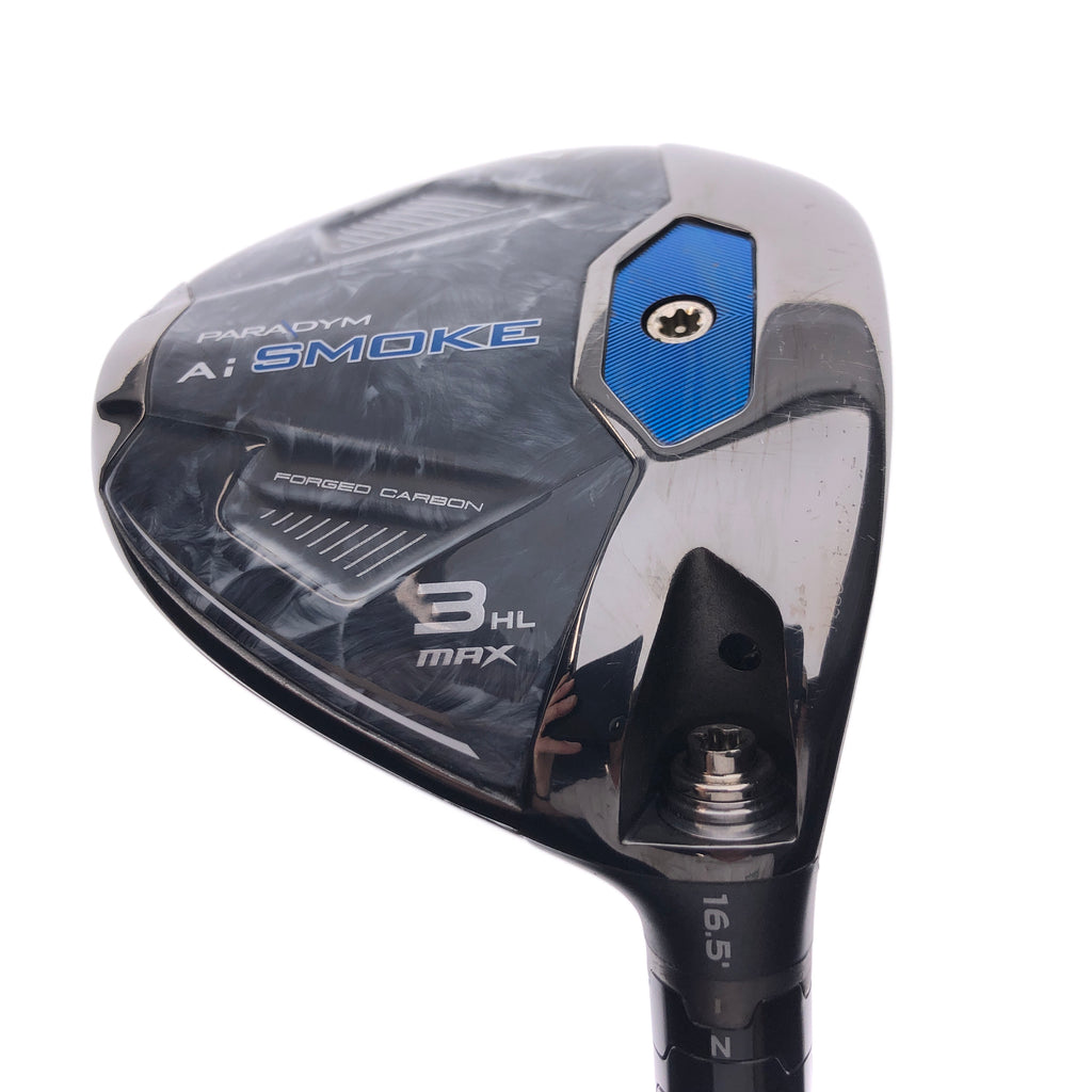 Used Callaway Paradym Ai Smoke MAX 3 HL Fairway Wood / 16.5 Deg / Regular Flex