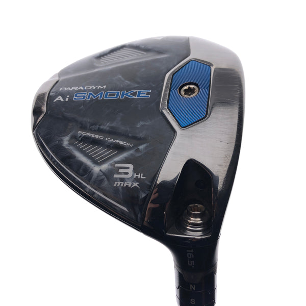 Used Callaway Paradym Ai Smoke MAX 3 HL Fairway Wood / 16.5 Deg / Stiff Flex