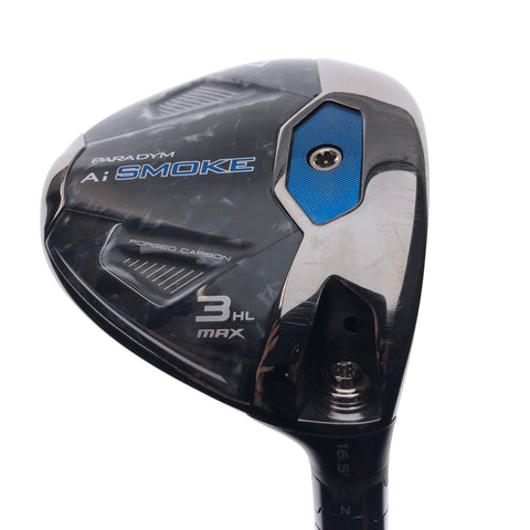 Used Callaway Paradym Ai Smoke MAX 3 HL Fairway Wood / 16.5 Degrees / A Flex