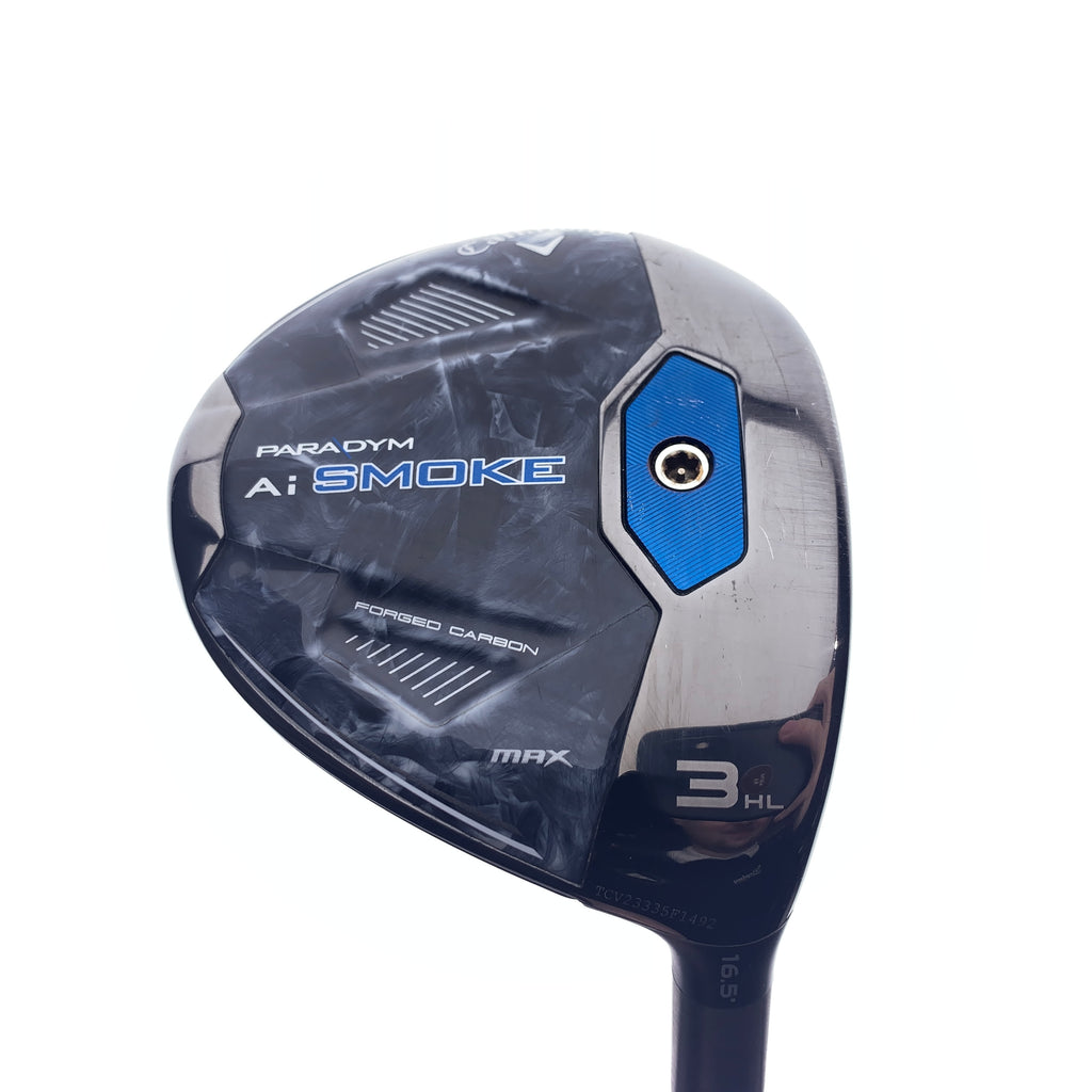 Used Callaway Paradym Ai Smoke MAX 3 HL Fairway Wood / 16.5 Degrees / X-Stiff