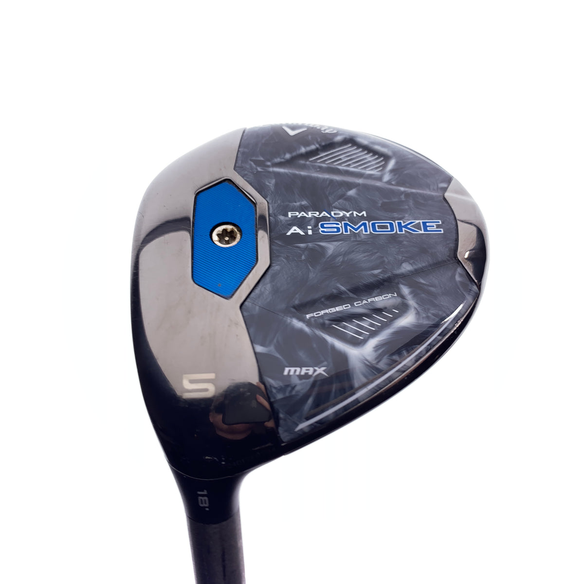 Used Callaway Paradym Ai Smoke MAX 5 Fairway Wood / 18 Deg / Regular Flex / LH