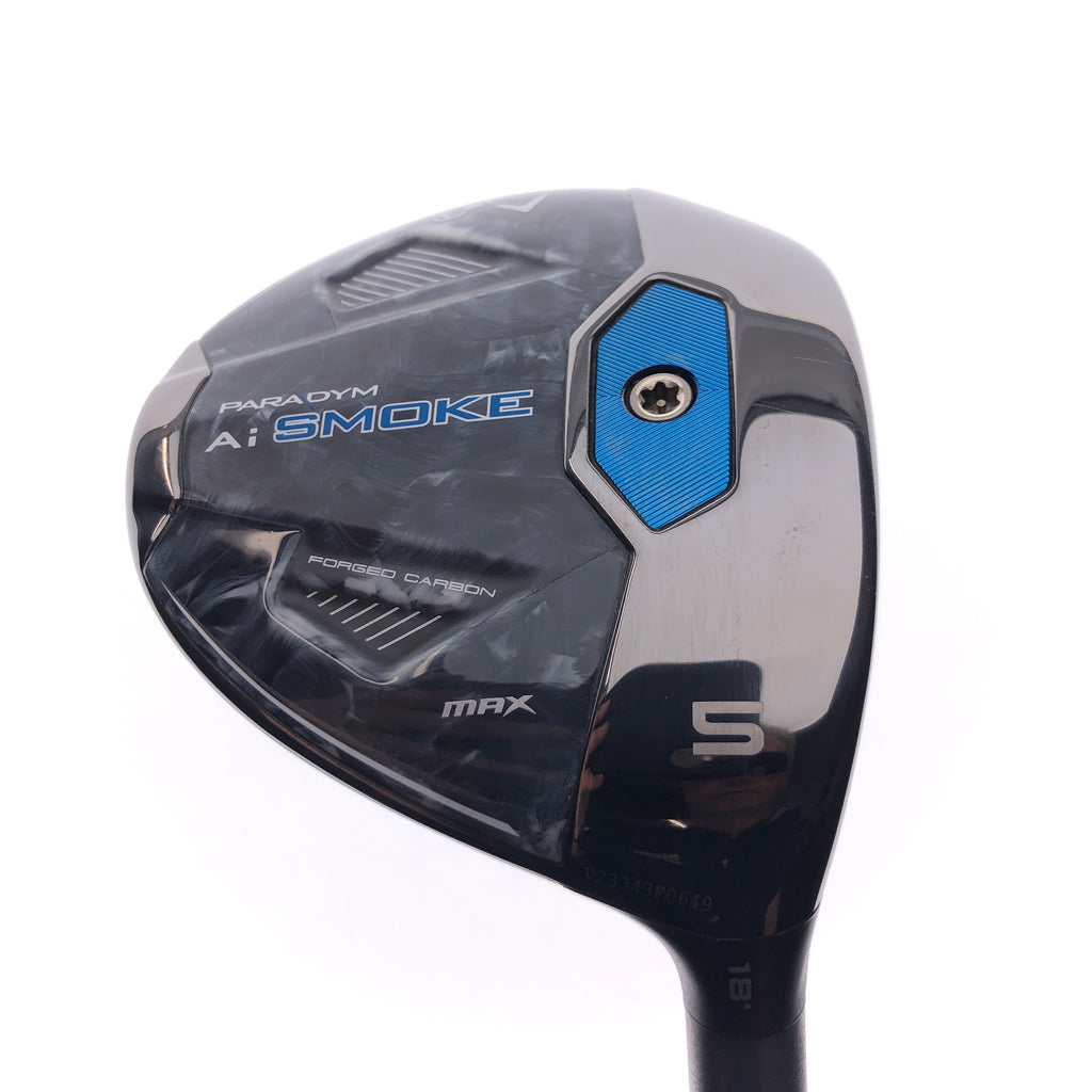 Used Callaway Paradym Ai Smoke MAX 5 Fairway Wood / 18 Degrees / Regular Flex