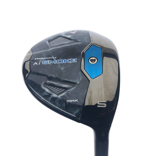 Used Callaway Paradym Ai Smoke MAX 5 Fairway Wood / 18 Degrees / Regular Flex