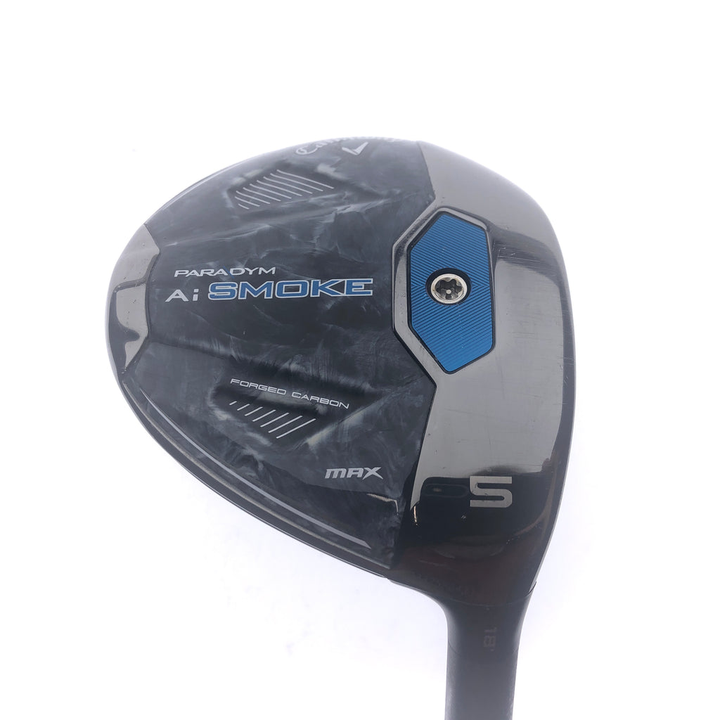 Used Callaway Paradym Ai Smoke MAX 5 Fairway Wood / 18 Degrees / Regular Flex