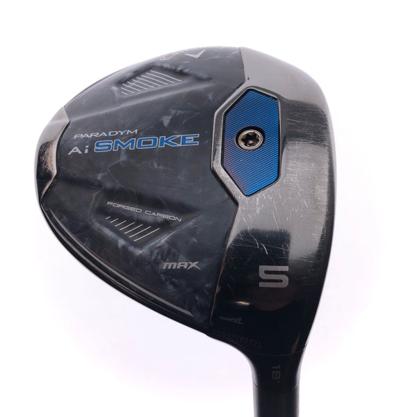 Used Callaway Paradym Ai Smoke MAX 5 Fairway Wood / 18 Degrees / Regular Flex