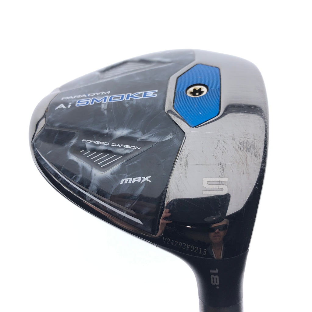 Used Callaway Paradym Ai Smoke MAX 5 Fairway Wood / 18 Degrees / Stiff Flex