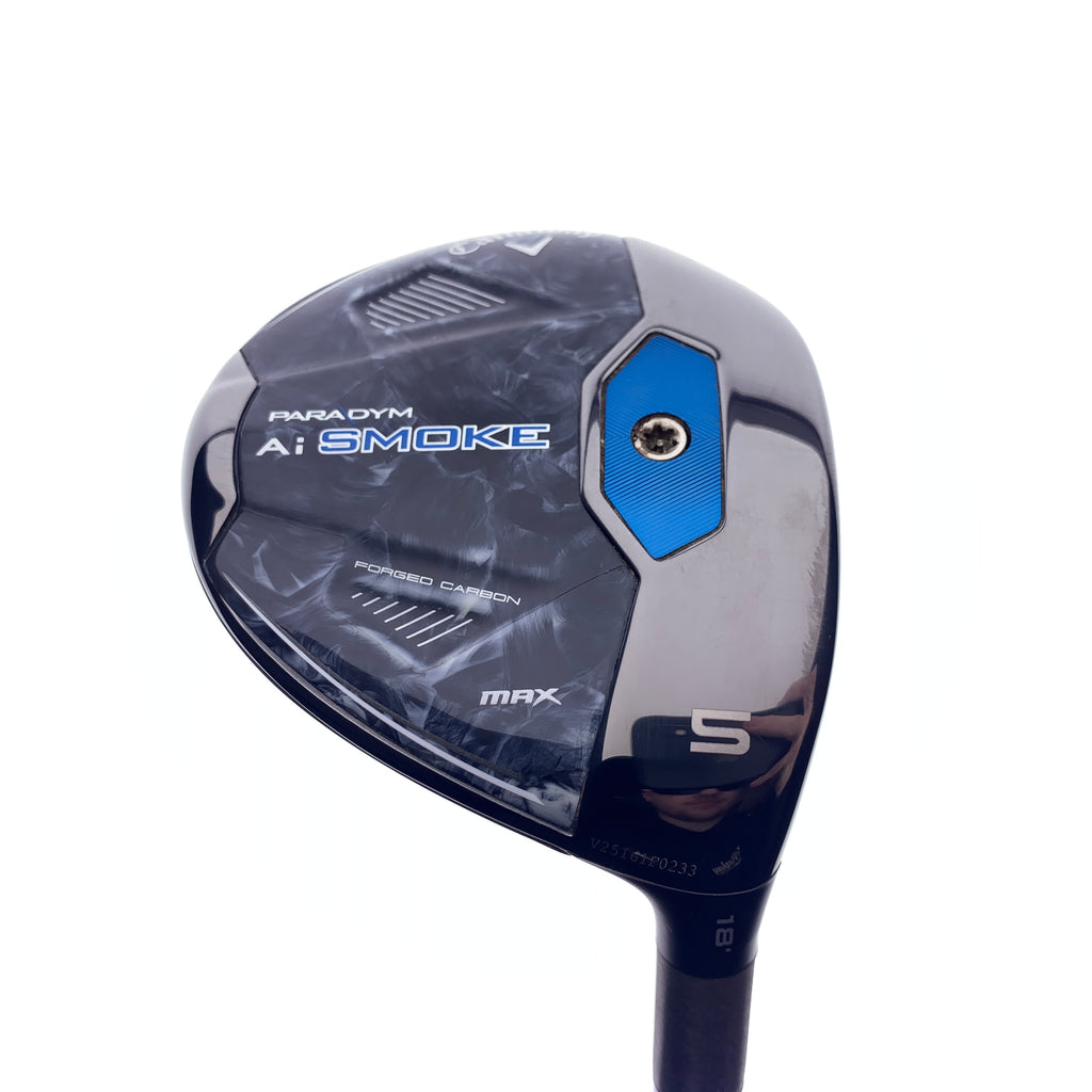 Used Callaway Paradym Ai Smoke MAX 5 Fairway Wood / 18 Degrees / Stiff Flex