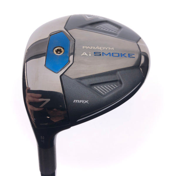 Used Callaway Paradym Ai Smoke MAX 7 Fairway Wood / 21 Deg / Regular Flex / L-H