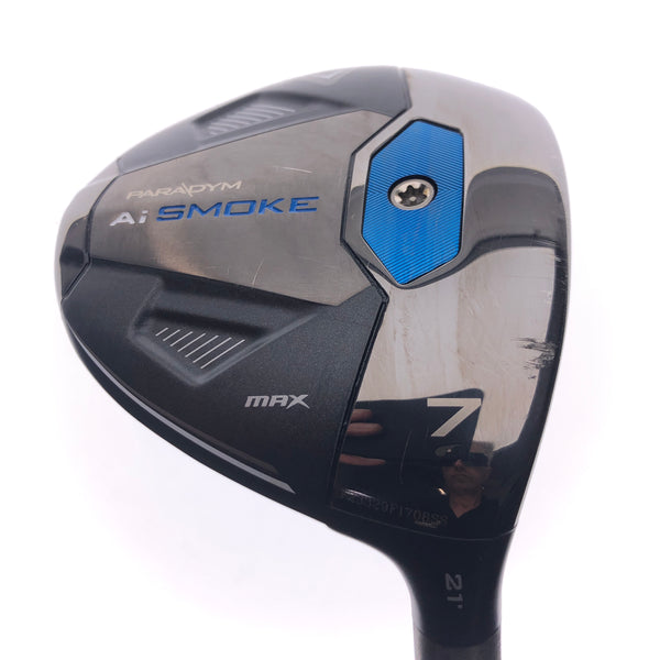 Used Callaway Paradym Ai Smoke MAX 7 Fairway Wood / 21 Degrees / A Flex