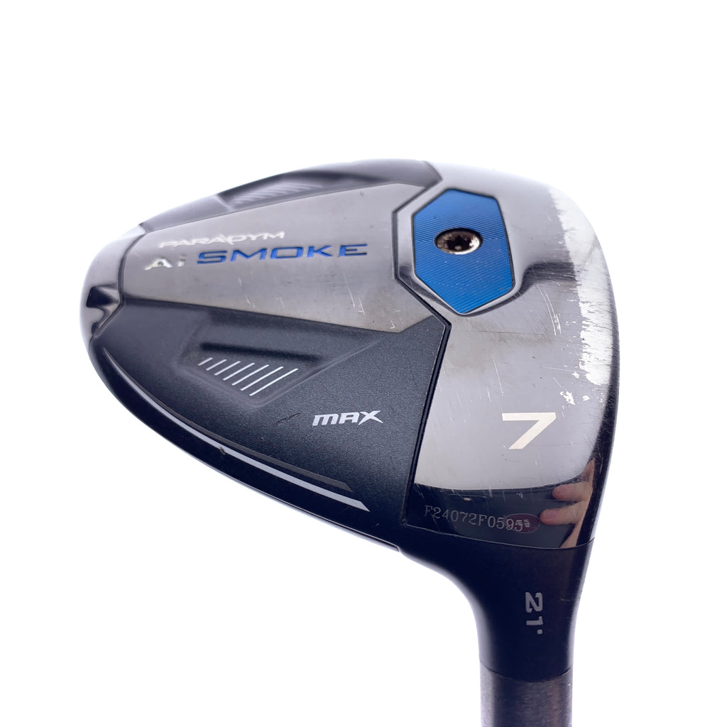 Used Callaway Paradym Ai Smoke MAX 7 Fairway Wood / 21 Degrees / Regular Flex