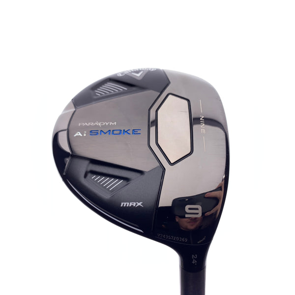 Used Callaway Paradym Ai Smoke MAX 9 Fairway Wood / 24 Degrees / Stiff Flex