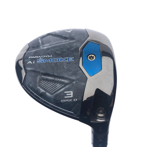 Used Callaway Paradym Ai Smoke MAX D 3 Fairway Wood / 15 Degrees / A Flex