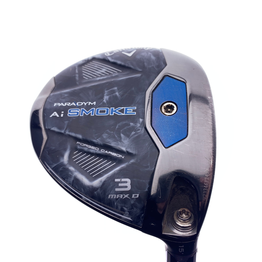 Used Callaway Paradym Ai Smoke MAX D 3 Fairway Wood / 15 Degrees / Regular Flex