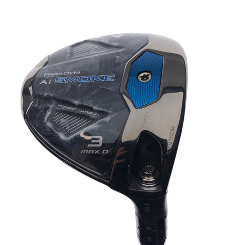 Used Callaway Paradym Ai Smoke MAX D 3 Fairway Wood / 15 Degrees / Regular Flex