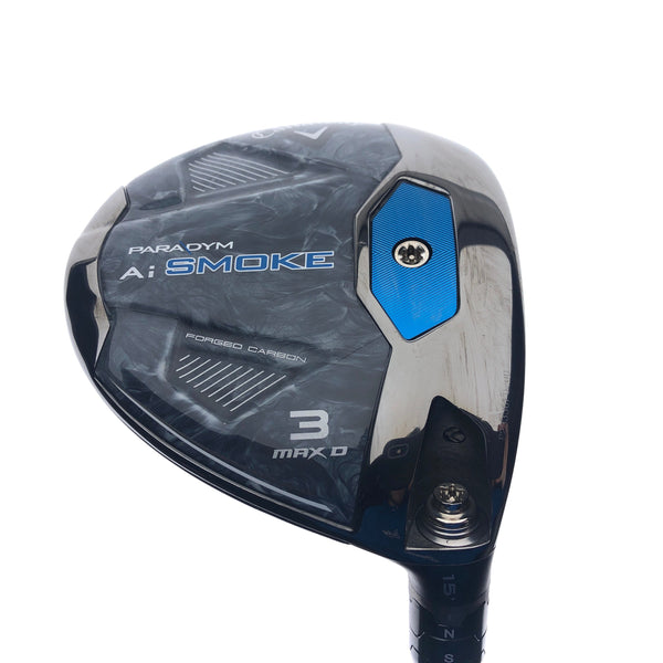 Used Callaway Paradym Ai Smoke MAX D 3 Fairway Wood / 15 Degrees / Stiff Flex