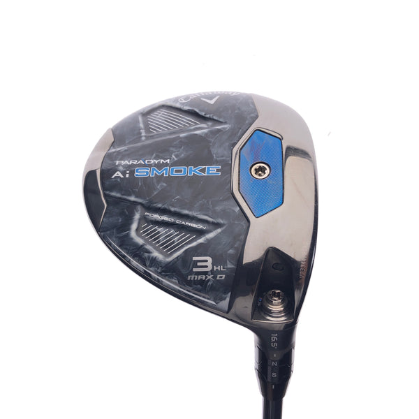 Used Callaway Paradym Ai Smoke MAX D 3 HL Wood / 16.5 Degrees / Stiff Flex