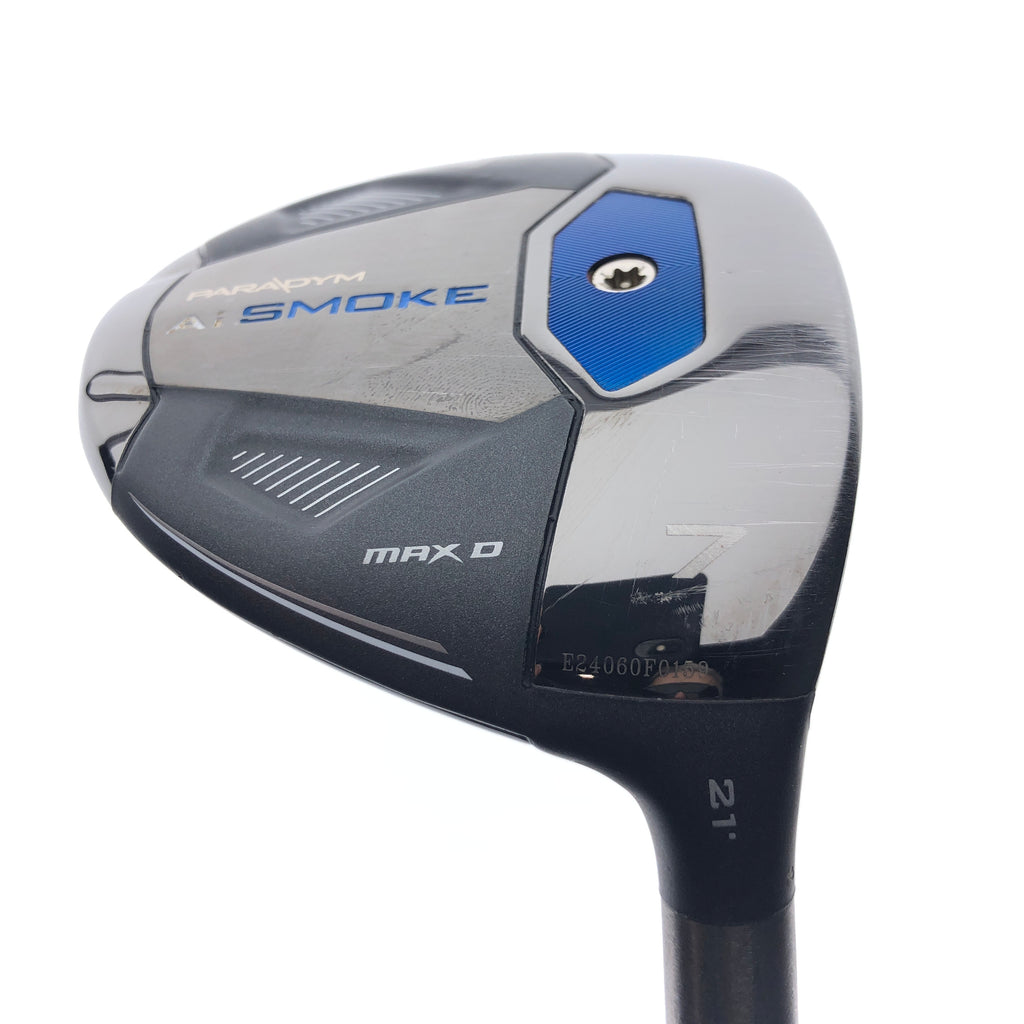 Used Callaway Paradym Ai Smoke MAX D 7 Fairway Wood / 21 Degrees / Regular Flex