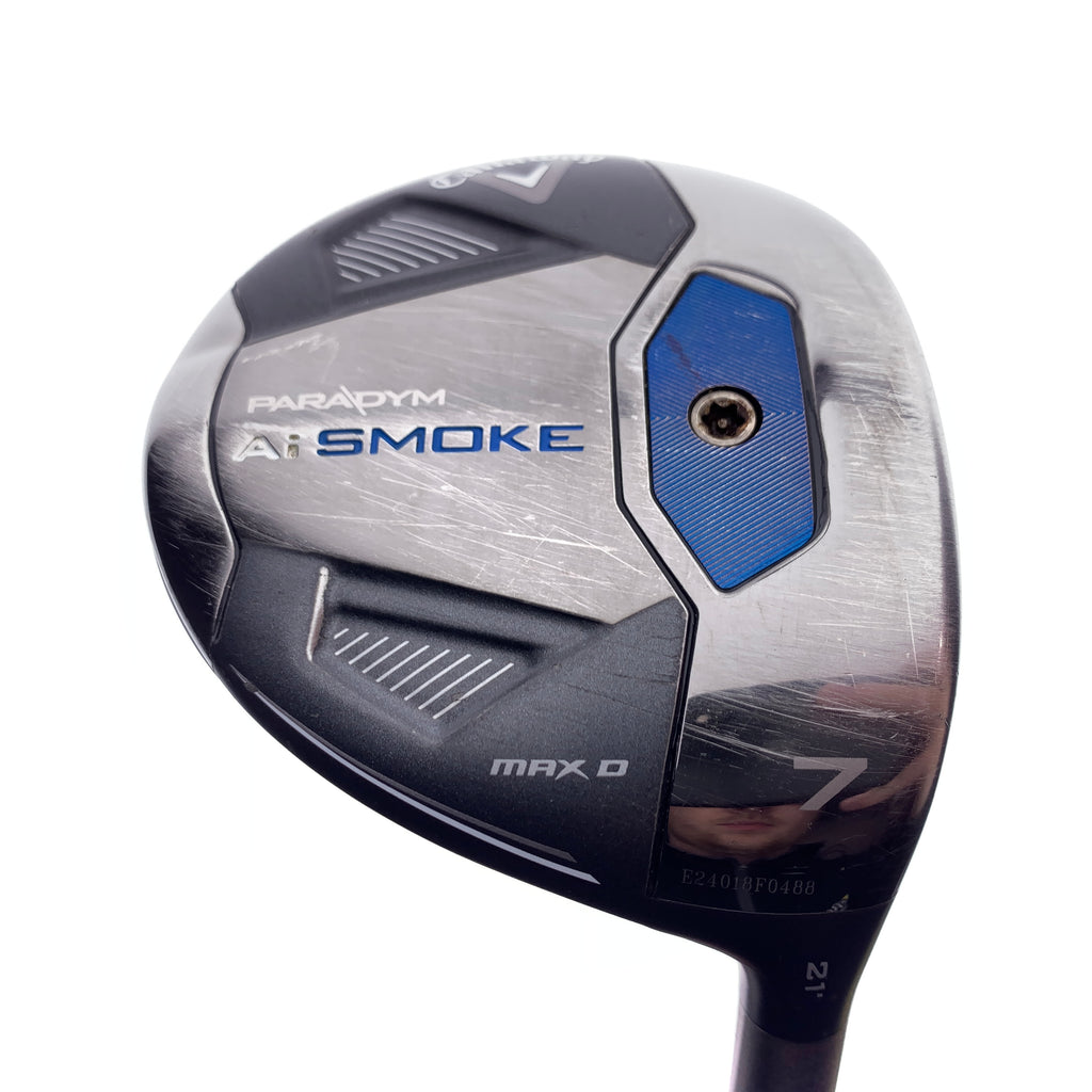 Used Callaway Paradym Ai Smoke MAX D 7 Fairway Wood / 21 Degrees / Stiff Flex