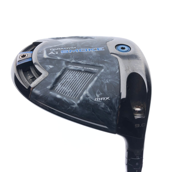 Used Callaway Paradym Ai Smoke MAX Driver / 9.0 Degrees / Stiff Flex