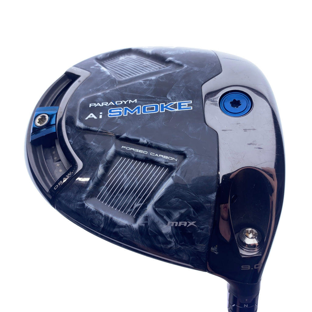 Used Callaway Paradym Ai Smoke MAX Driver / 9.0 Degrees / Stiff Flex