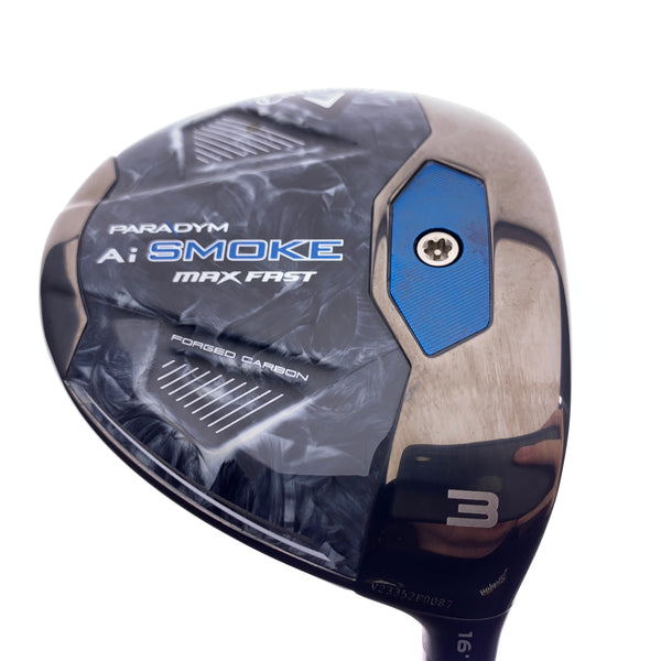 Used Callaway Paradym Ai Smoke MAX Fast 3 Fairway Wood / 16 Degree / Ladies Flex