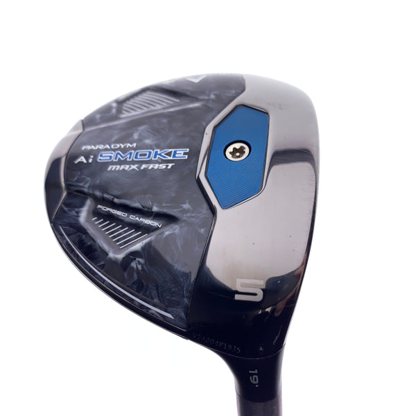 Used Callaway Paradym Ai Smoke MAX Fast 5 Fairway Wood / 19 Degrees / Soft Reg