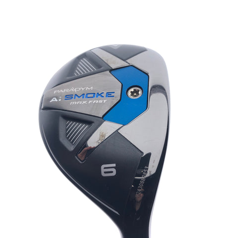 Used Callaway Paradym Ai Smoke MAX Fast 6 Hybrid / 27 Degrees / A Flex