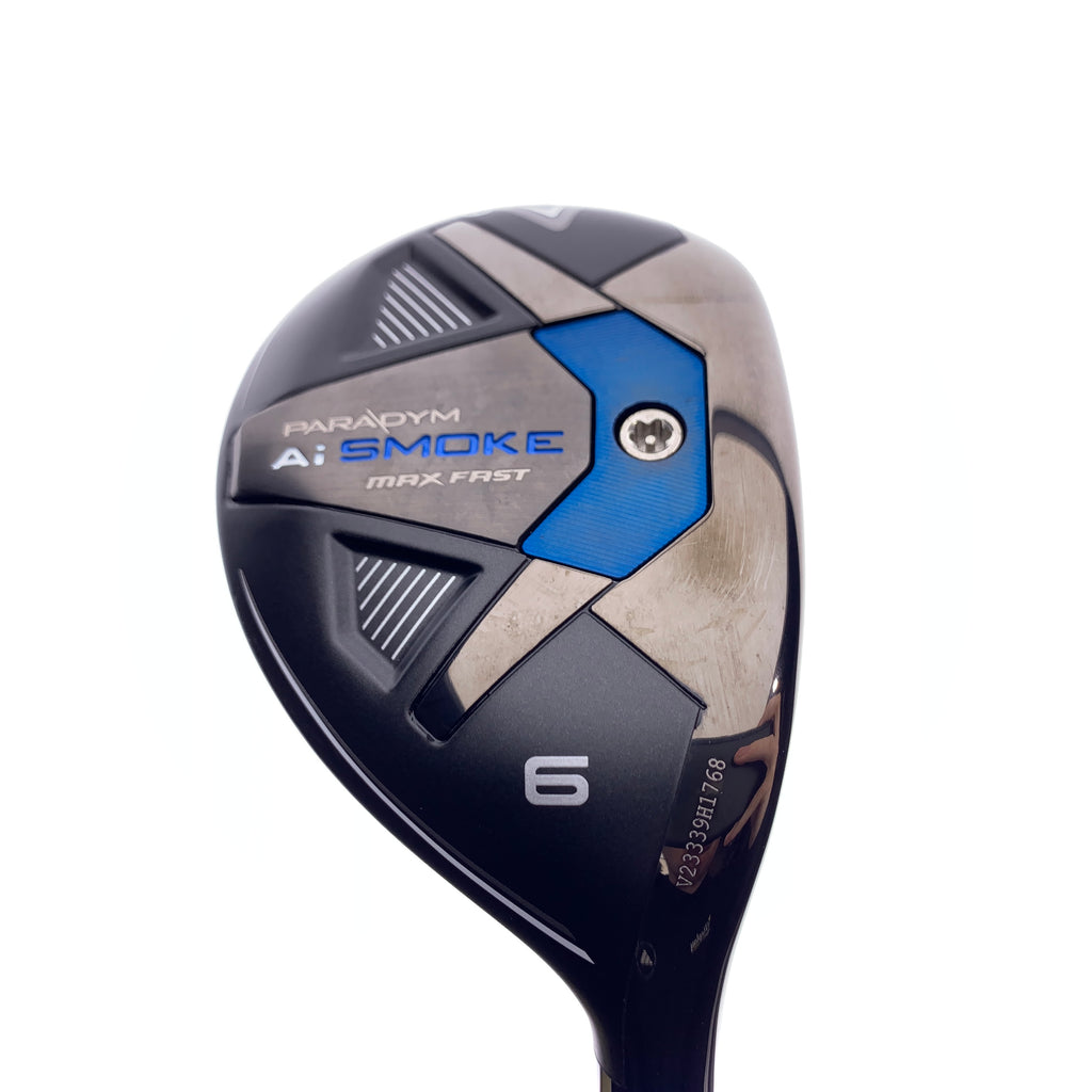 Used Callaway Paradym Ai Smoke MAX Fast 6 Hybrid / 27 Degrees / Ladies Flex
