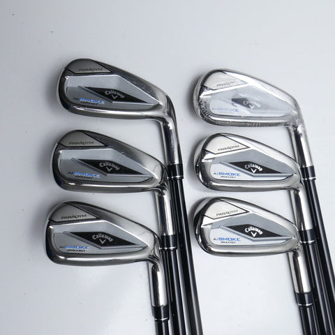 Used Callaway Paradym Ai Smoke MAX Fast Iron Set / 5 - PW / Lite Flex