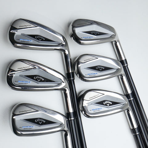 Used Callaway Paradym Ai Smoke MAX Fast Iron Set / 5 - PW / Senior Flex