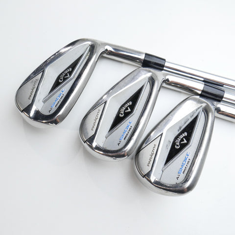 Used Callaway Paradym Ai Smoke MAX Fast Iron Set / 7 - PW + AW / Regular Flex
