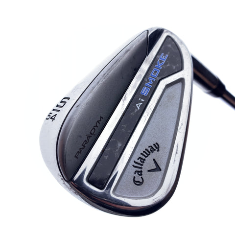 Used Callaway Paradym Ai Smoke Sand Wedge / 54.0 Degrees / Stiff Flex