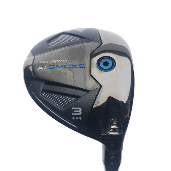 Used Callaway Paradym Ai Smoke TD 3 Fairway Wood / 15 Degrees / Stiff Flex