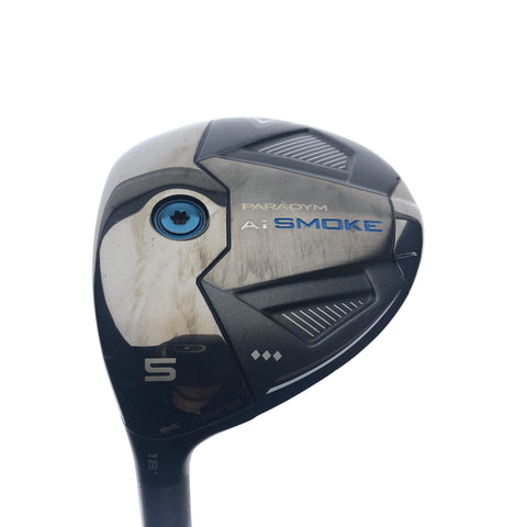 Used Callaway Paradym Ai Smoke TD 5 Fairway / 18 Degrees / TX Flex / Left-Handed